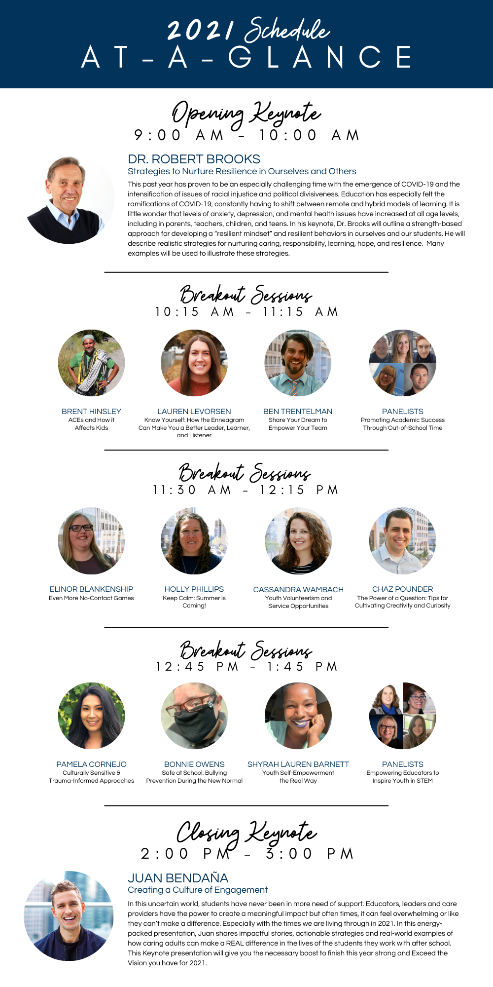 Recharge Presenter Lineup 2